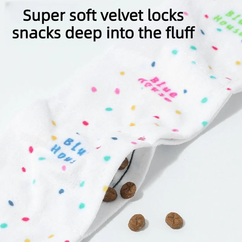 Durable Tearproof Pet Snuffle Tissue Box Toy Squeaky Food Hidden Puzzle Puppy Chew Toy Anxiety Relief Interactive Dog Training