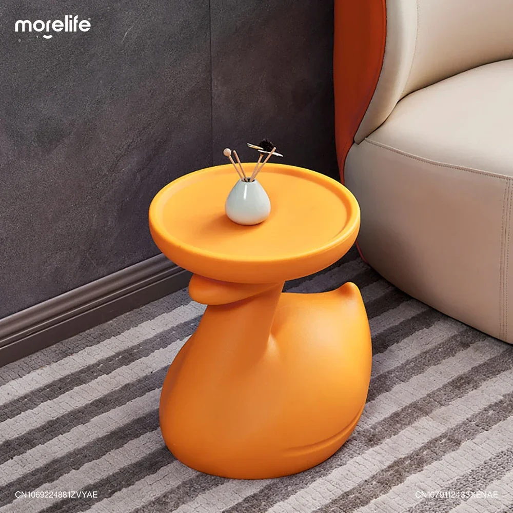 

Nordic Creative Plastic Coffee Table Animal Shapes Living Room Side Table Modern Minimalist Mini Round Table Home Furniture F01