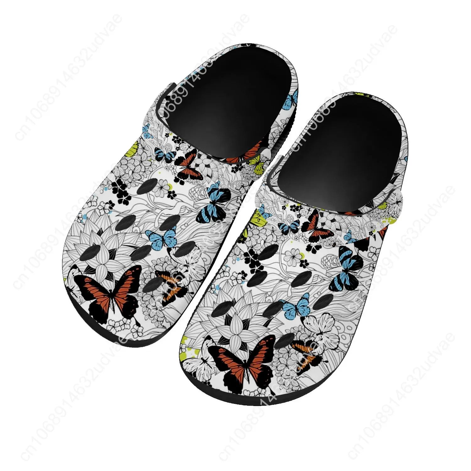 Butterfly Water Shoes Mens Womens High Quality Fashion Home Garden Clogs Customizd Sandals Beach Breathable Hole Slippers
