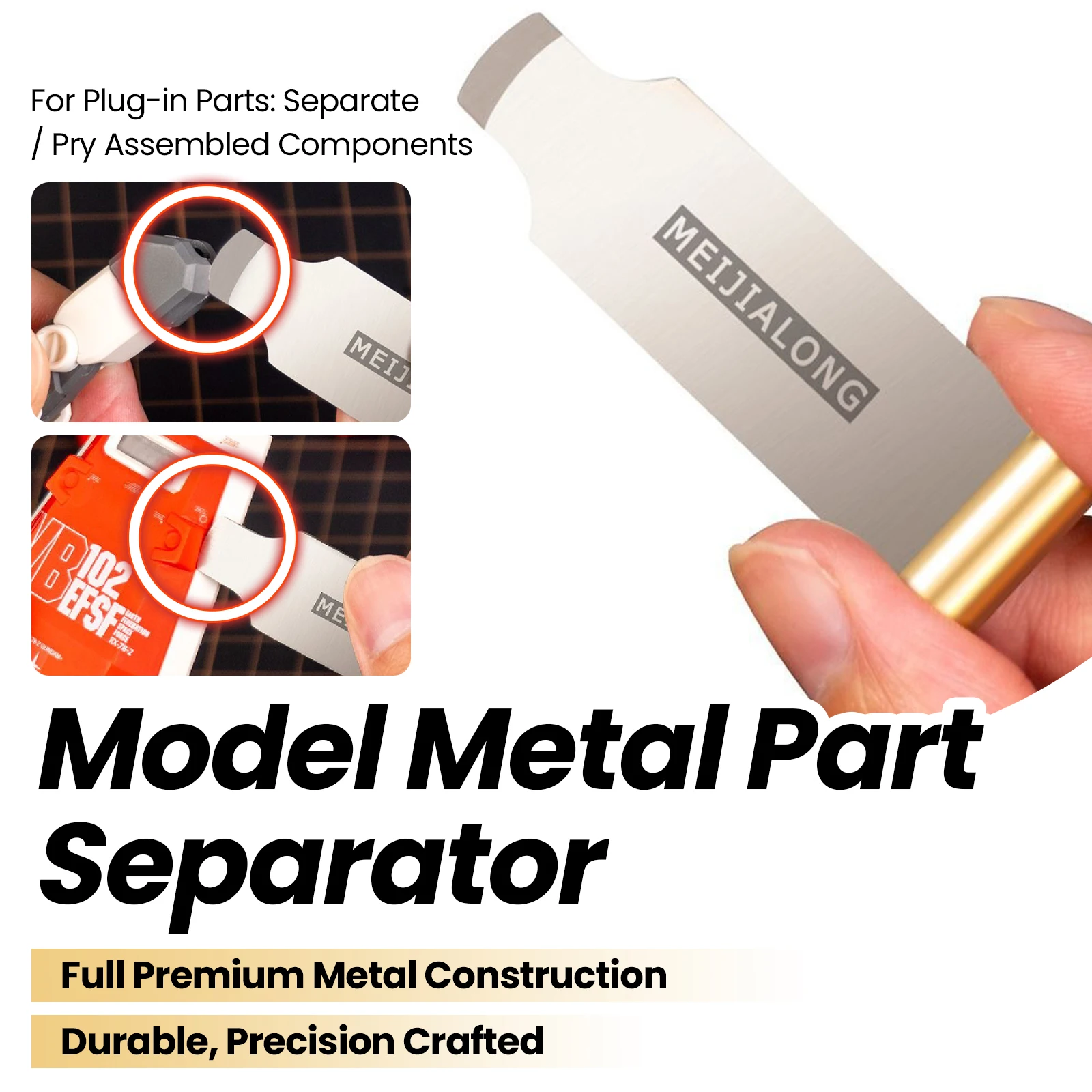 

MJL M-1221 Universal Model Metal Disassembler Assembly Separation Tool for Gunpla Scale Model Making Hobby DIY Craft Project