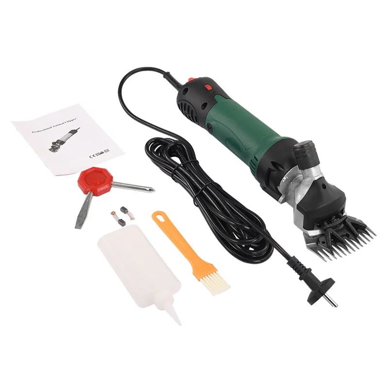 Professional High Power 220V Handheld Electric Animal Scissors Goat Shearing Tools Machine Pet Sheep Wool Clipper