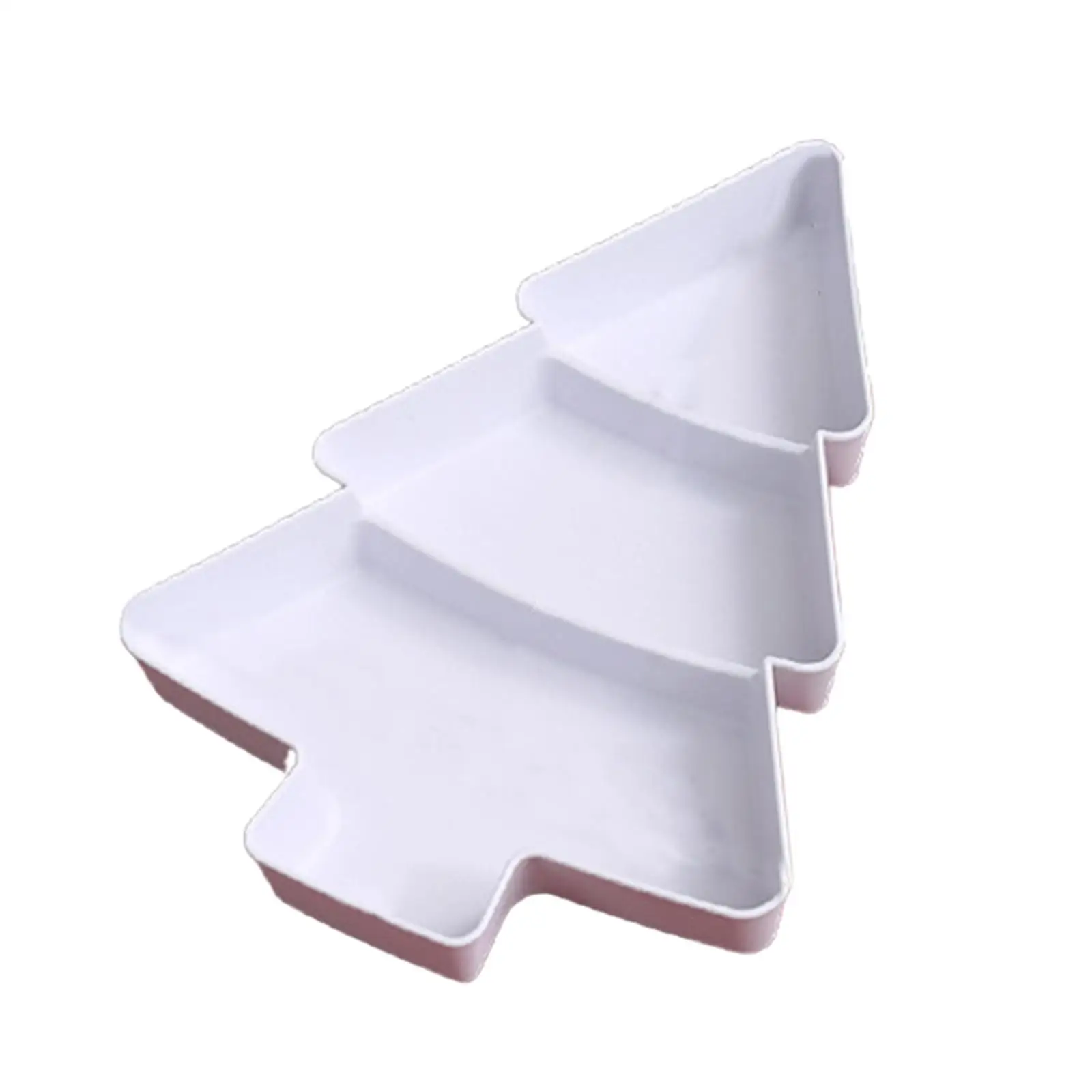 Creative Salad Dessert Tray PP Material Christmas Serving Plate for Holiday Tableware and Gifting