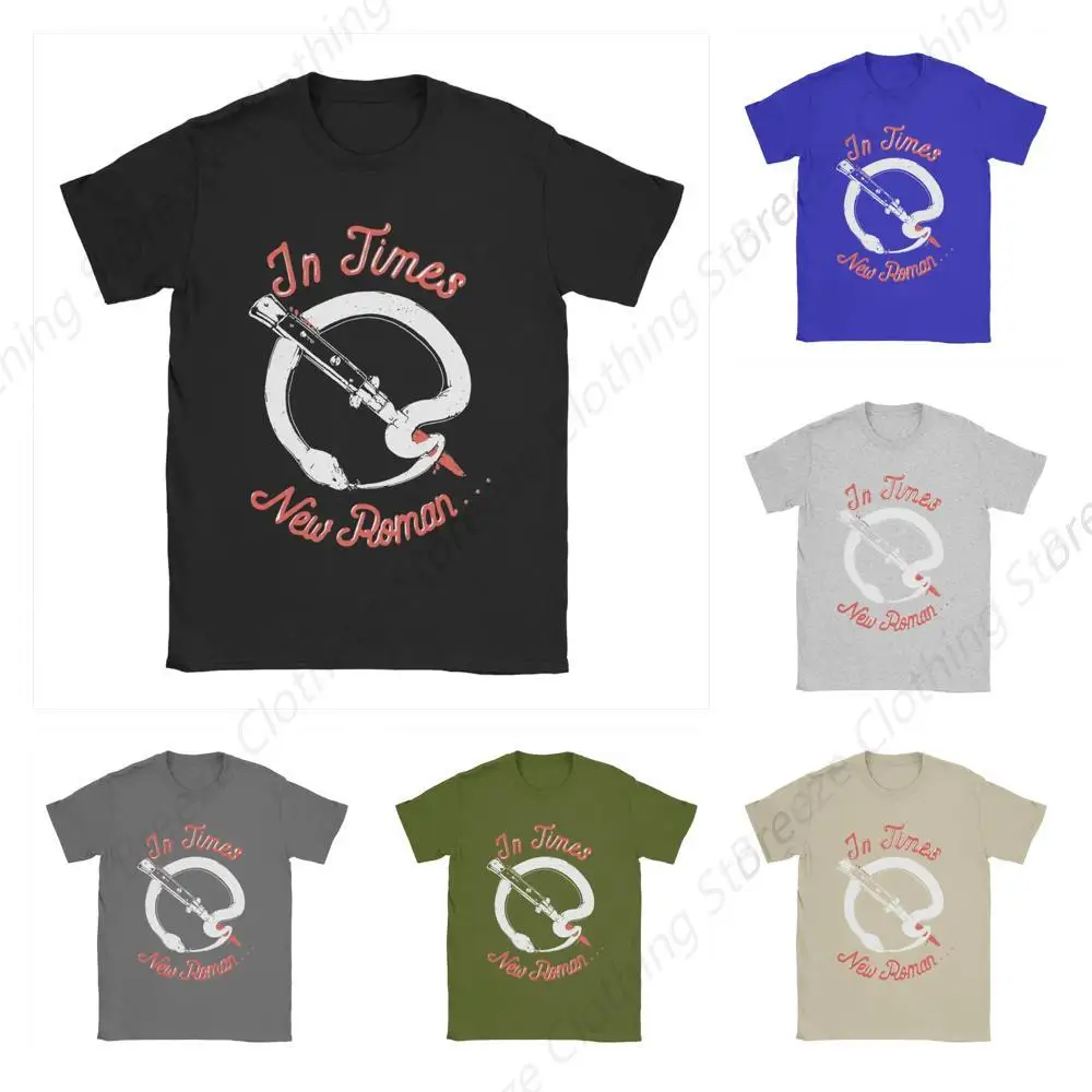 

Vintage Queens Of The Stone Age Snake Band T Shirt for Men Women Pure Cotton Tee Shirt Graphic Clothing