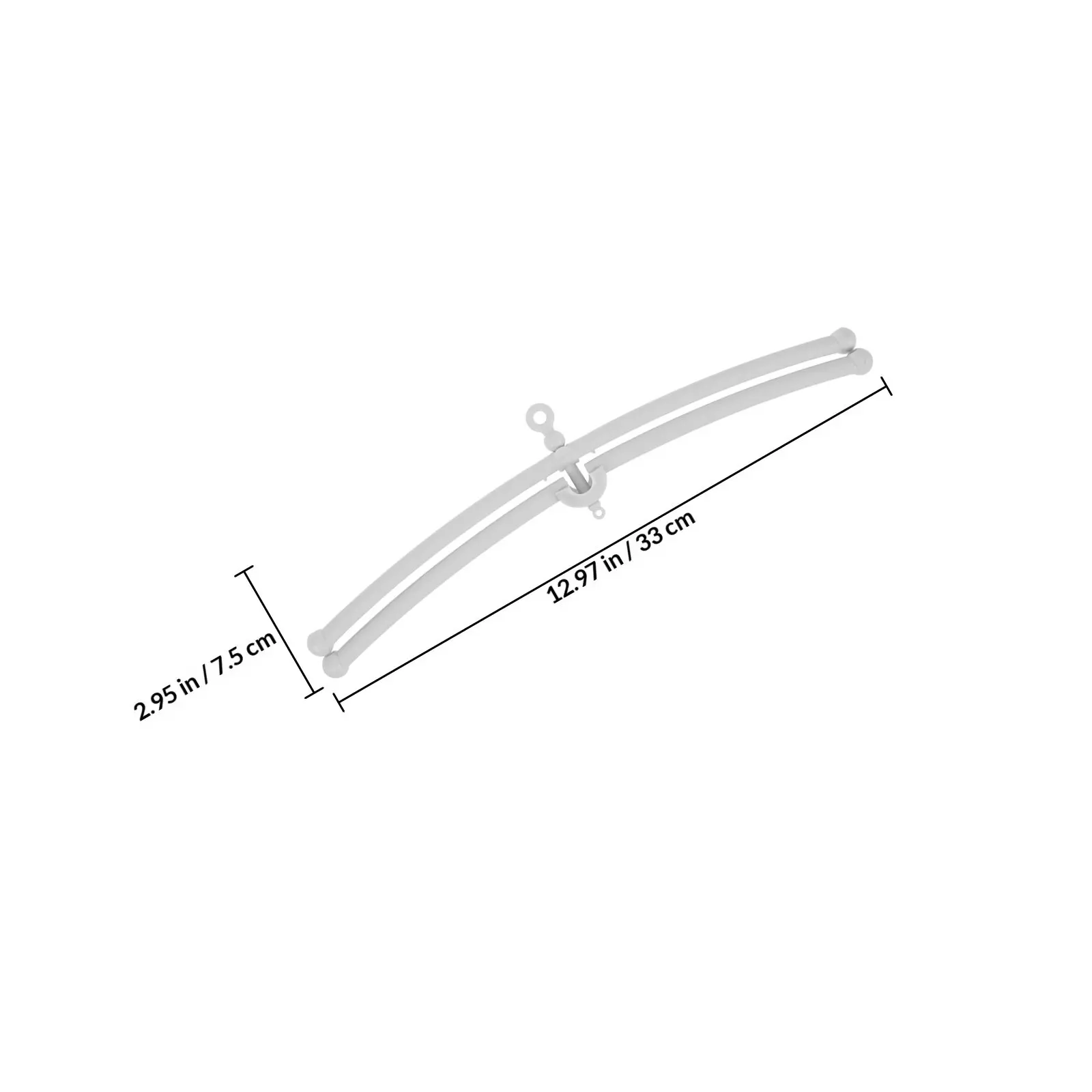 Baby Crib Mobile Cross Holder for Musical Bell and Hanging Mobiles Multifunctional Nursery Accessory Fits Crib Toddler Bed