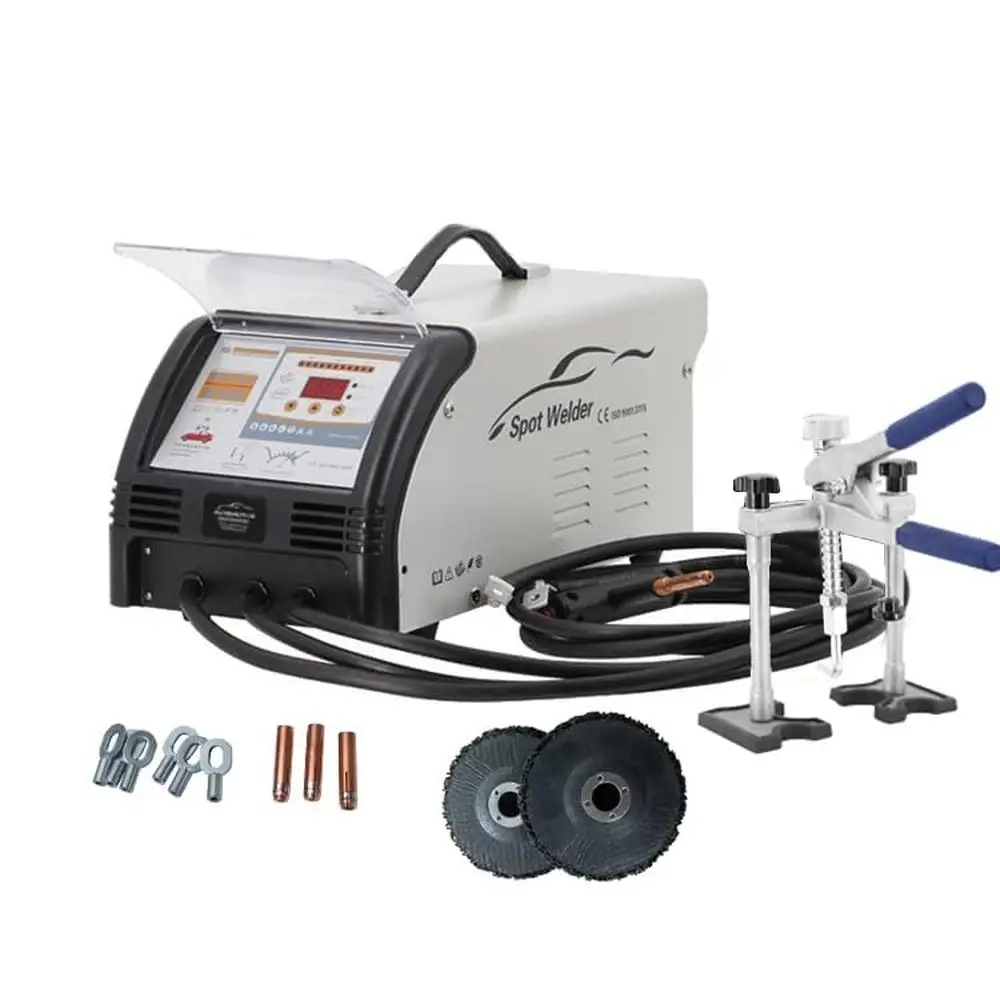 Aluminum SPOT Welder Machine 110V 140000UF Dent Puller Vehicle Fast Heating Repair Overheating Protection Flexible Adjustment