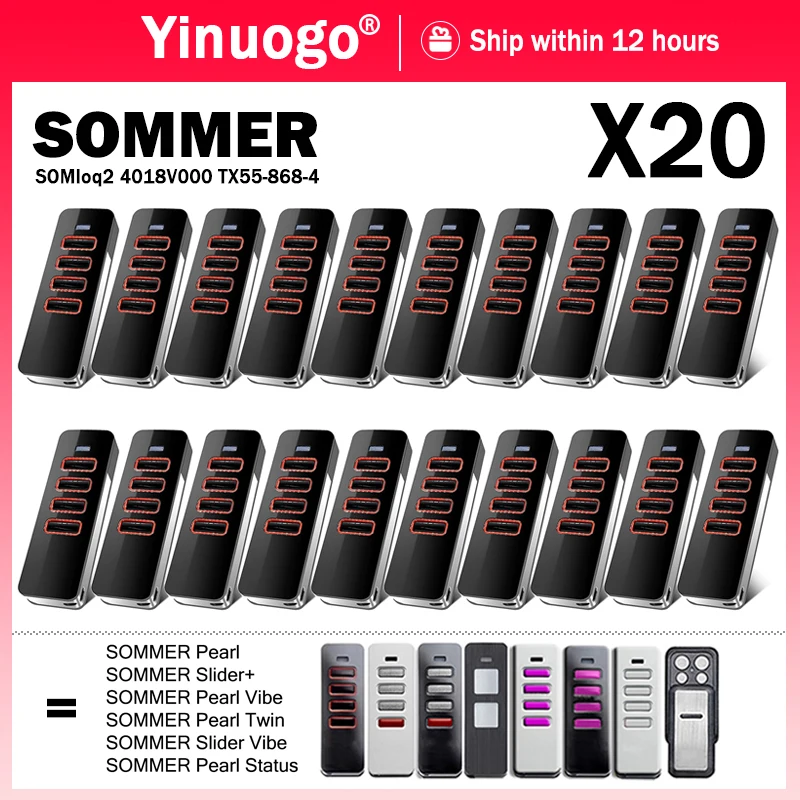 novo-controle-remoto-sommer-pearl-slider-vibe-twin-status-somioq2-4018-4019-4018v000-4019v000-tx55-868-4-8688mhz-para-garagem-portao