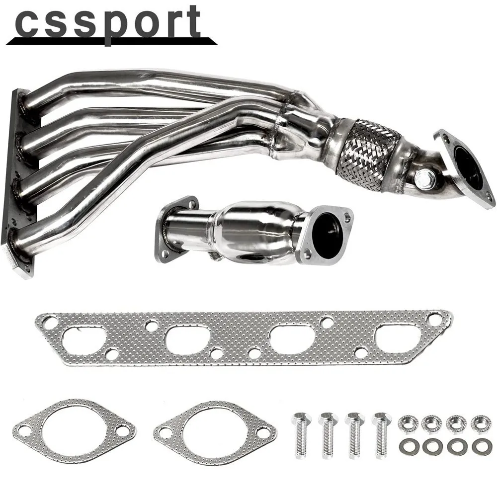 

Stainless Steel Exhaust Headers Manifold Long Tube Exhaust Manifold Header With Pipe For Mini Cooper Base S R53 1.6L Engine