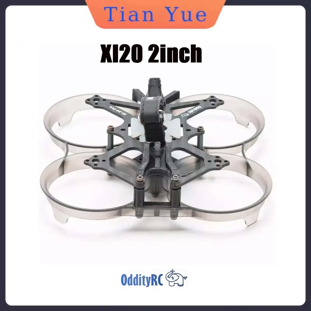 

OddityRC XI20 Micro Drone Quadcopter Frame Kit 95mm Wheelbase 2 Inch Multi Rotor Cinewhoop for FPV Racing RC Drone