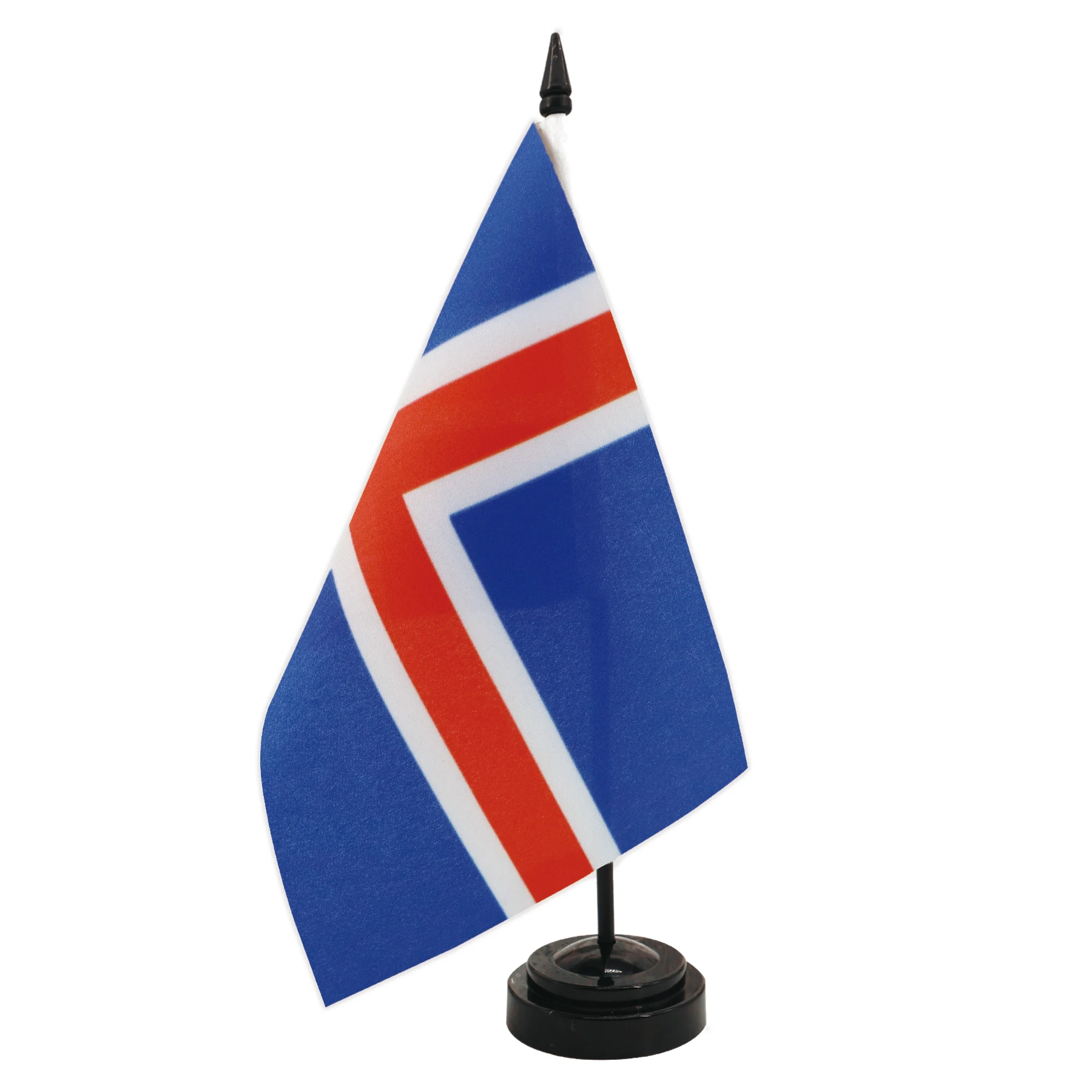 Iceland Desk Flag 5.5x8.3inch Conference Negotiation Flag Product Display Office Top Desk Ornaments Flags