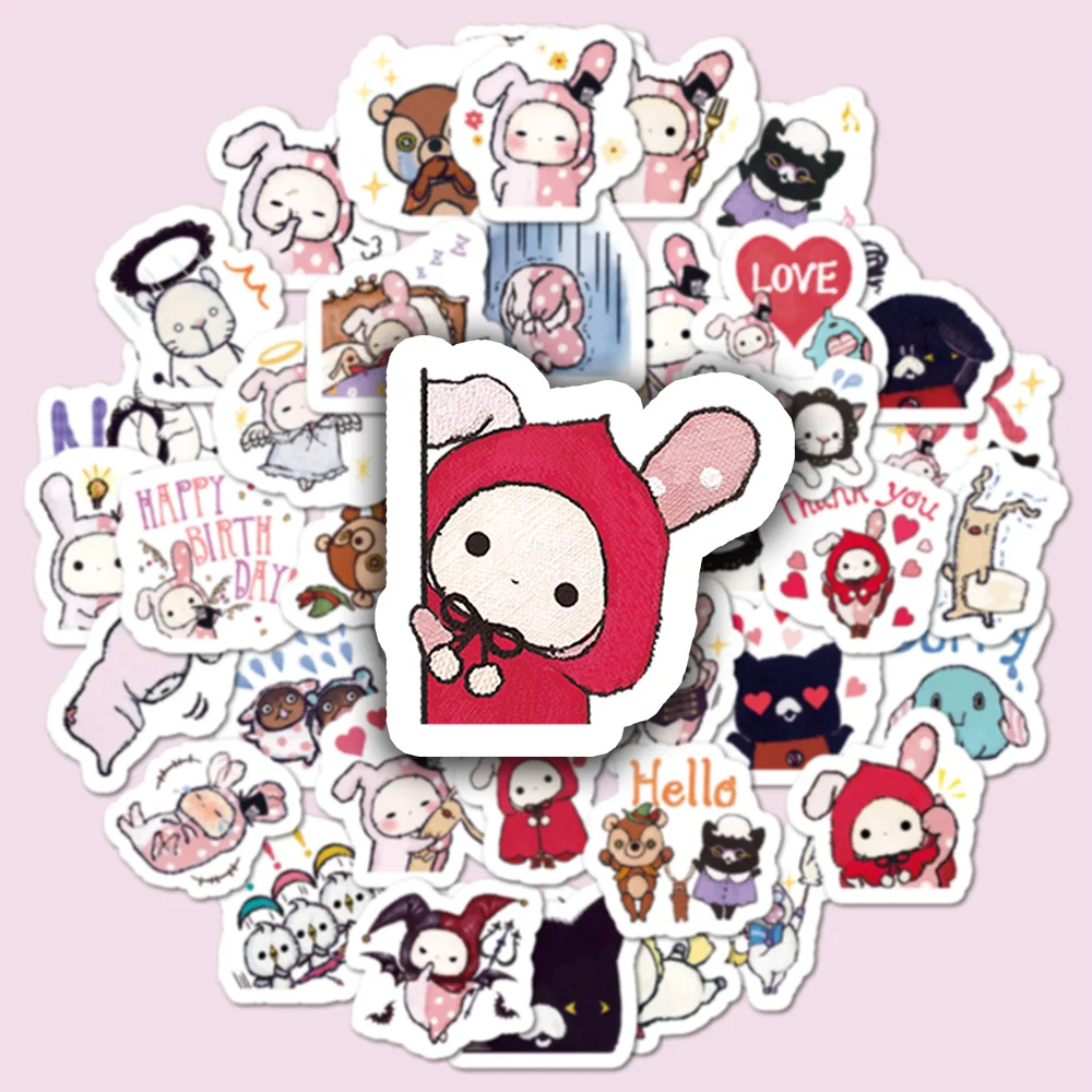 40 pegatinas lindas de continuación: The Triste Circus Emoji, calcomanías para ordenador portátil, nevera, cuaderno, diario, pegatina decorativa divertida, juguetes para niños
