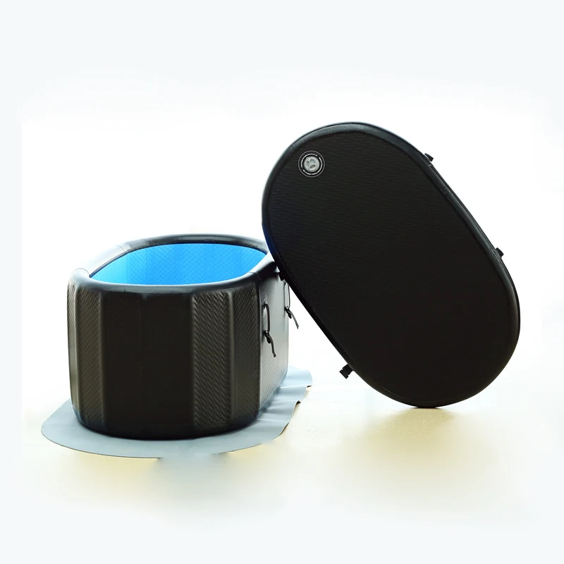 

Hot Sale Oval Freestanding Bathtub Ice Bath Tub Cold Bath Tub 1-2 People With Chiller