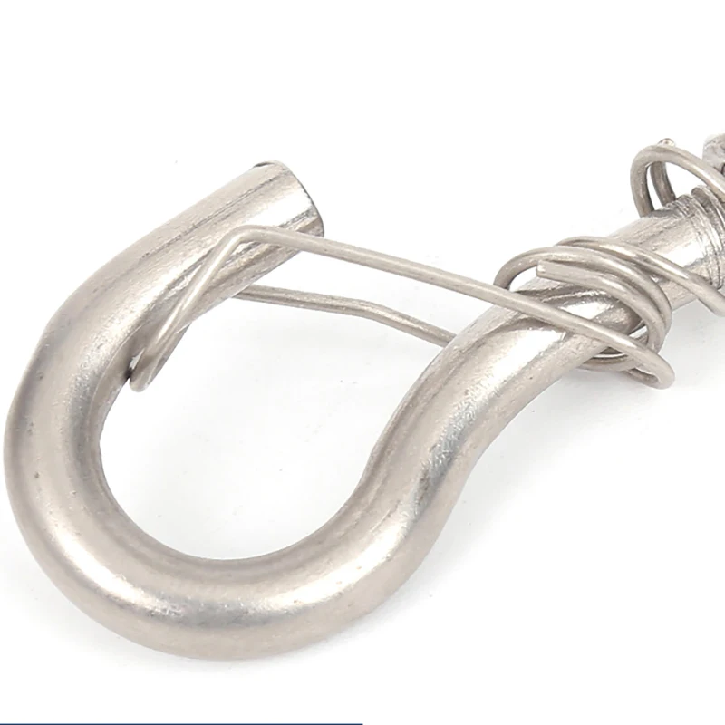 2 個 M6/M8/M10/M12 ステンレス鋼拡張フックコンクリート壁アンカーボルトカップクローズドスプリング開口スリーブファスナーハードウェア