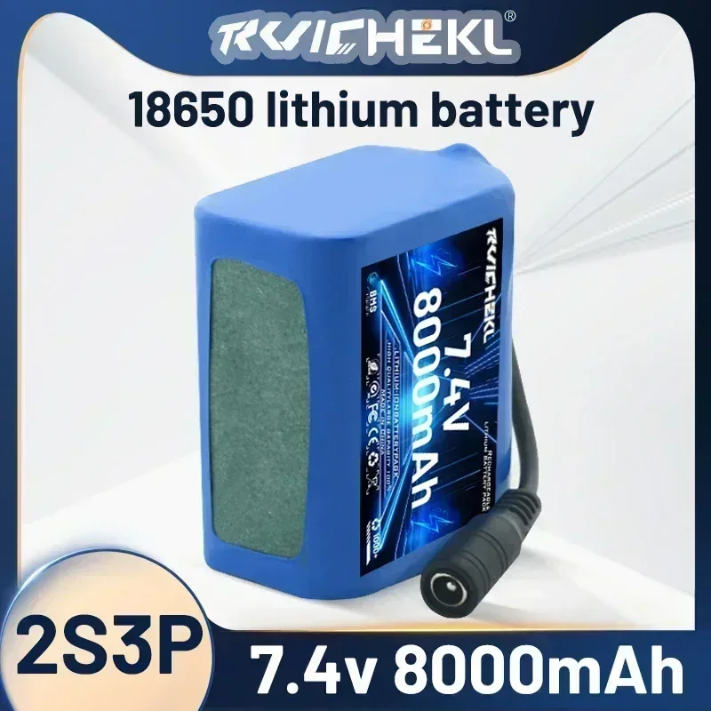 

2S3P 18650 литиевый аккумулятор 2S3P 8,4 В аварийный DIY 1 8 Ач светодиодный светильник для рыбалки Bluetooth-динамик медицинское оборудование