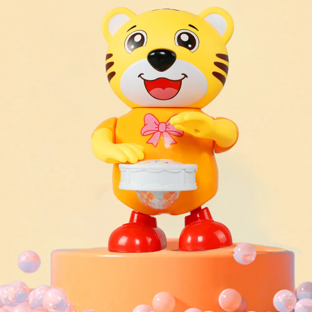 Dancing Drumming Tiger Robot For Kids Musical Singing Interactive Baby Gift Children Early Learning Electronic Pet Playtime