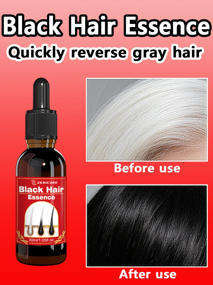

Эссенция Black Hair Reverses седых волос в течение 7 дней