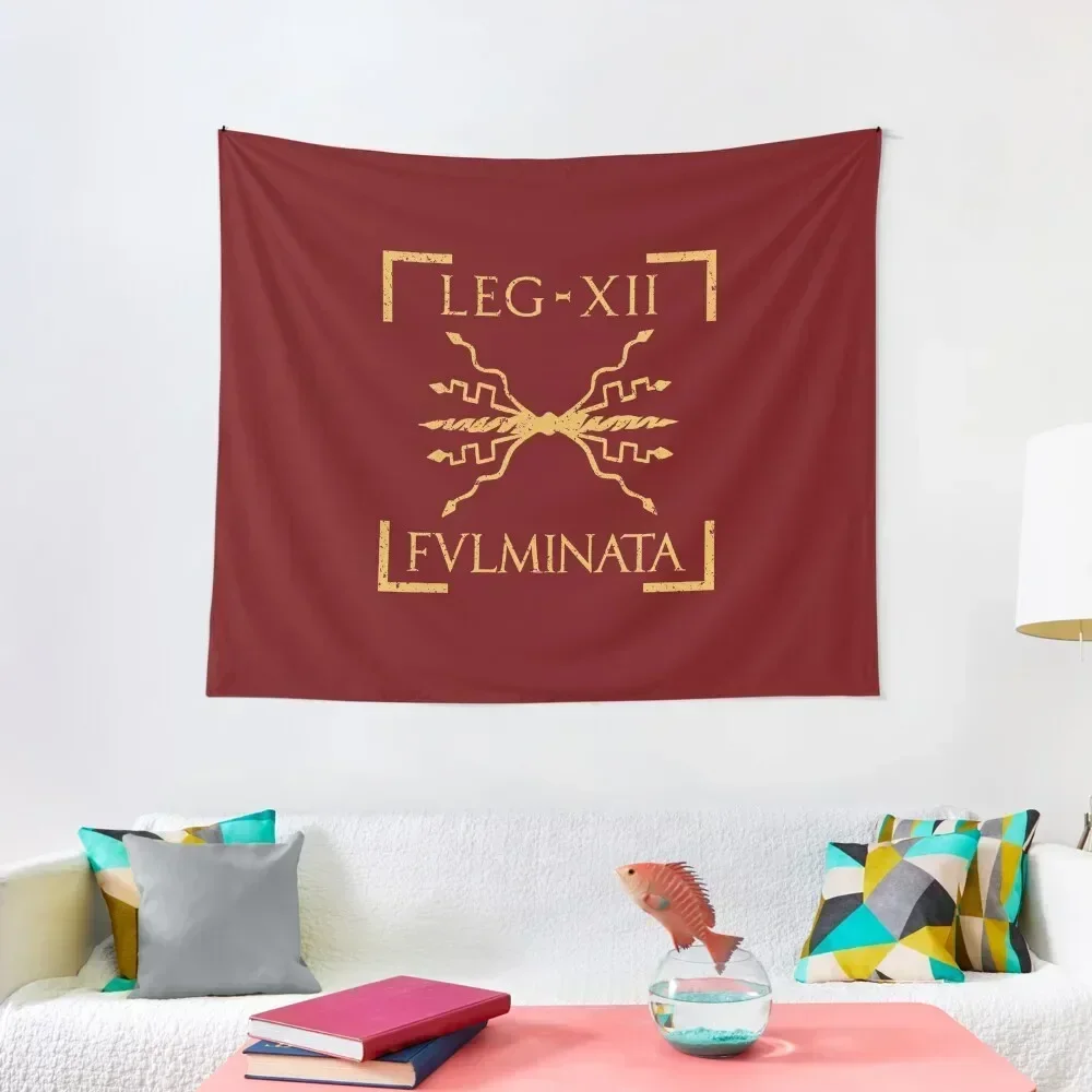 

Legio XII Fulminata Thunderbolt Emblem Roman Legion Tapestry Room Decor Korean Style Custom Wallpapers Home Decor Tapestry