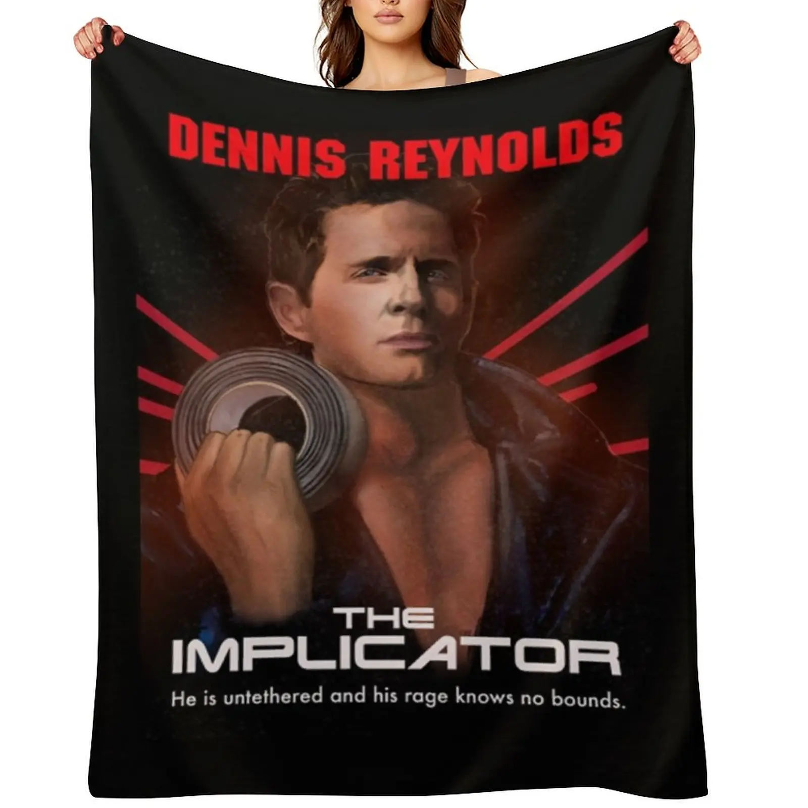 

dennis reynolds Throw Blanket Quilt manga Heavy cosplay anime Blankets