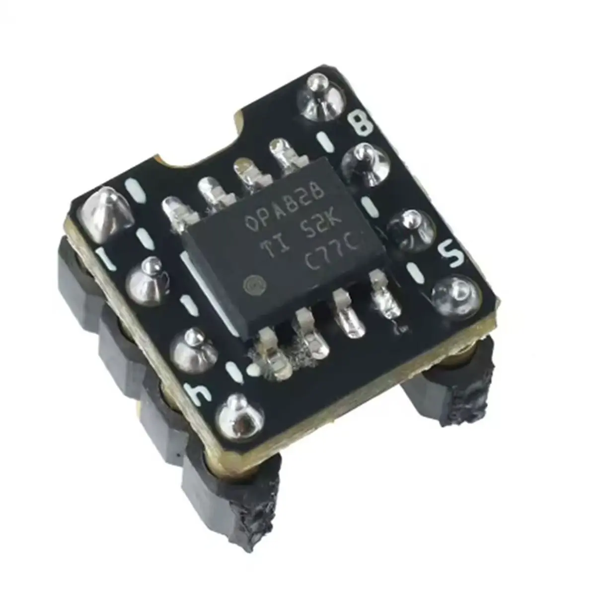 A14G OPA828 Dual Operational Amplifier Module Replace NE5532 MUSES8920 Low Noise High Fidelity Audio Preamp Upgrade Board