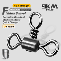 Triple Swivel 25~100Pcs Stainless Brass Rolling 3 Way Swivels Fishing Line Connector Tackle Jigging Rigs Surf Fishing Bottom Rig
