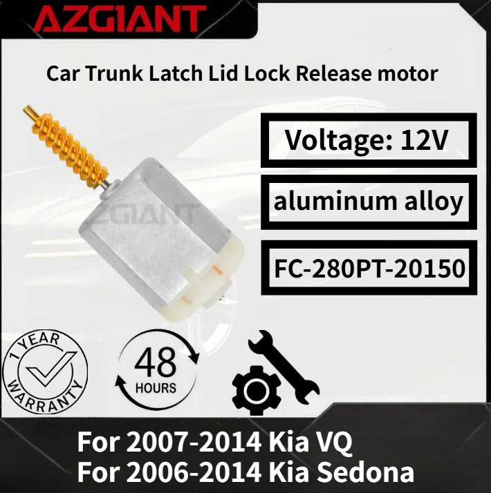 

For 2007-2014 Kia VQ/Sedona 2006-2014 Car Trunk Latch Lid Lock Release motor Brand New high-quality replacement parts OEM