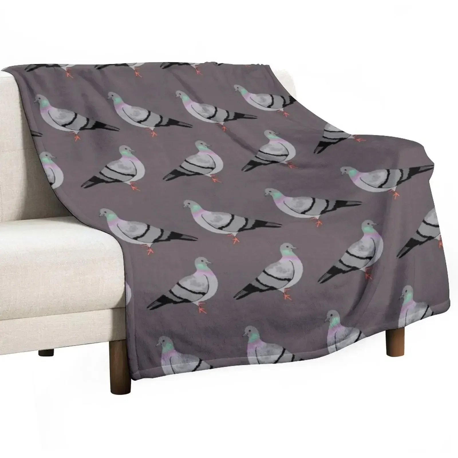 Pigeon walk Throw Blanket Luxury St christmas gifts Summer Shaggy Blankets