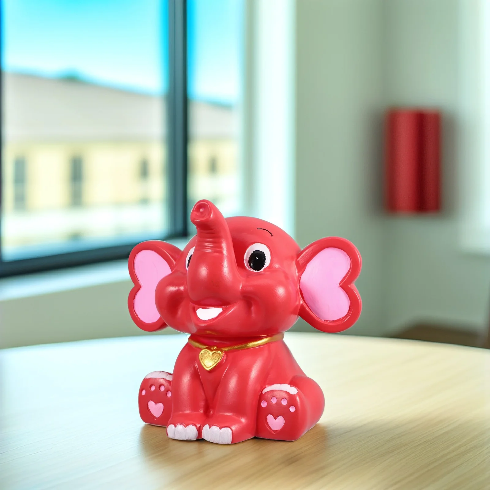 Cofrinho em forma de elefante, caixa de economia de dinheiro de desenho animado, à prova de estilhaços, jarra de armazenamento de moedas para crianças, suporte decorativo para moedas