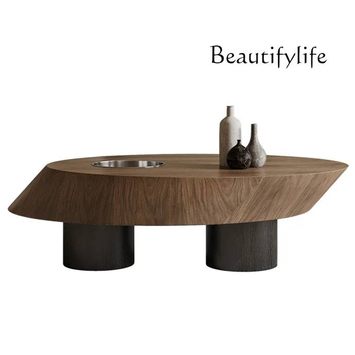 

XXMedieval style special-shaped minimalist coffee table living room household sofa tea table small apartment creative balcony
