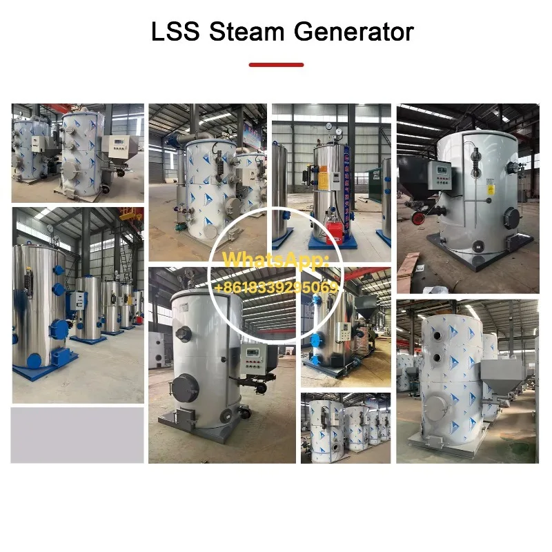 Commercial Industrial Steam Generator 500kg Automatic Feeding Heating System for Continuous Production