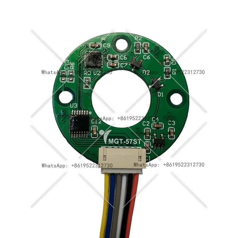 

Large aperture ultra-thin 1000 wire with differential output hollow shaft stepper steel tube motor magnetic encoder MGT-57ST