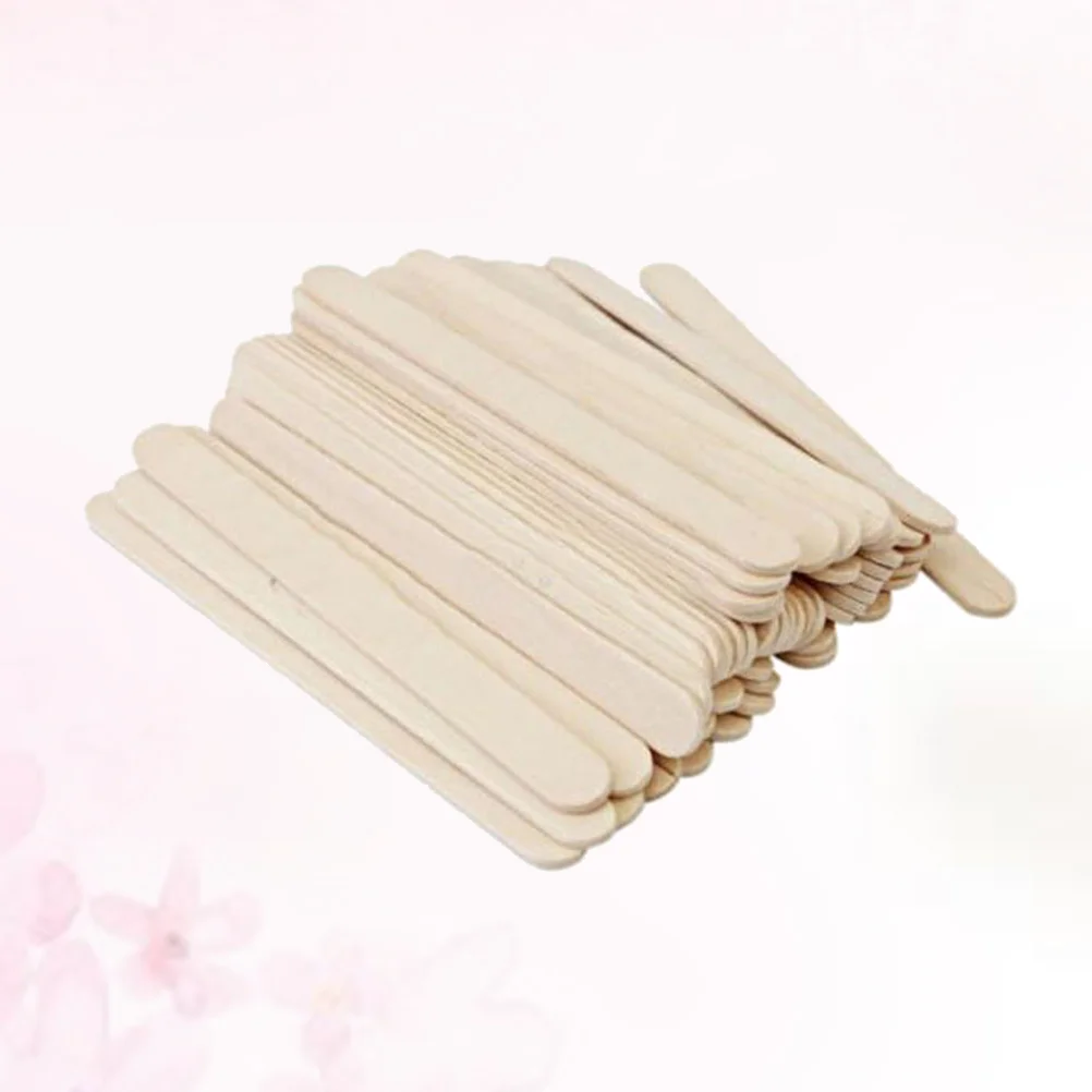 

100PCS Natural Plain Wood Craft Sticks for DIY Crafts Creative Designs ice cream sticks DIY wood craft sticks