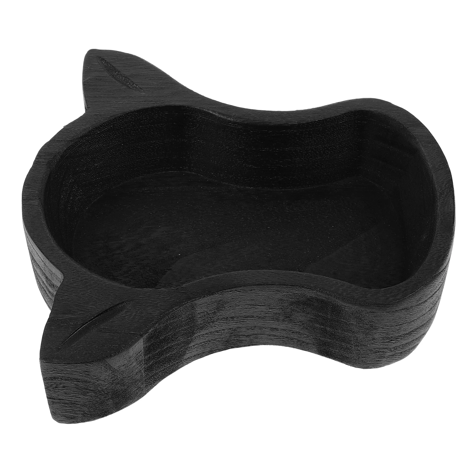 

Wooden Bowl Decor Large Capacity Tray for Snacks Fruits Multi-functional Kitchen Living Room Bedroom Storage Cake Platter