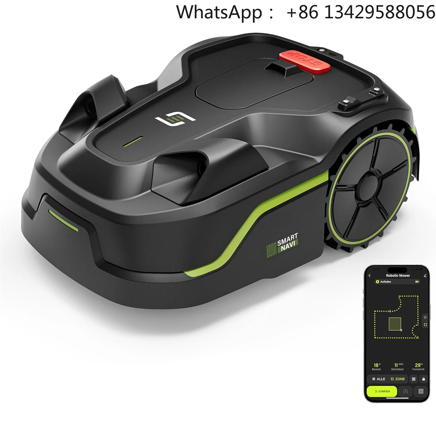 I1000 1000㎡ HOME USED GARDEN YARD SMART REMOTE CONTROL AUTOMATIC LAWN ROBOT MOWER for Ultrasonic Obstacle Avoidance