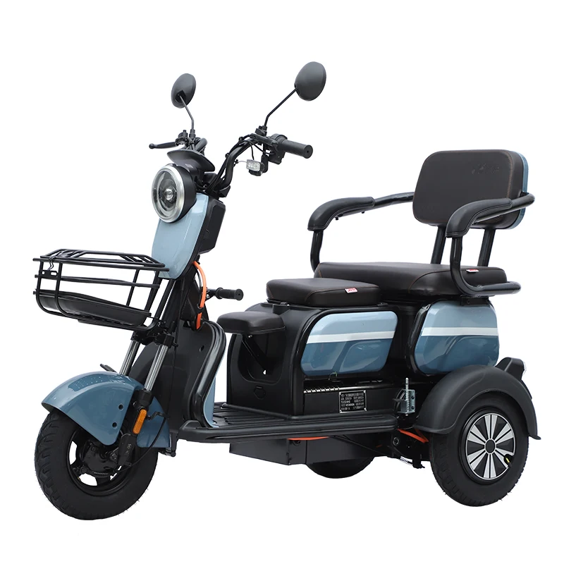 Novo modelo de moda 3 rodas triciclos elétricos de passageiros de três rodas para entrega de adultos EEC trike de motocicleta elétrica de chumbo-ácido