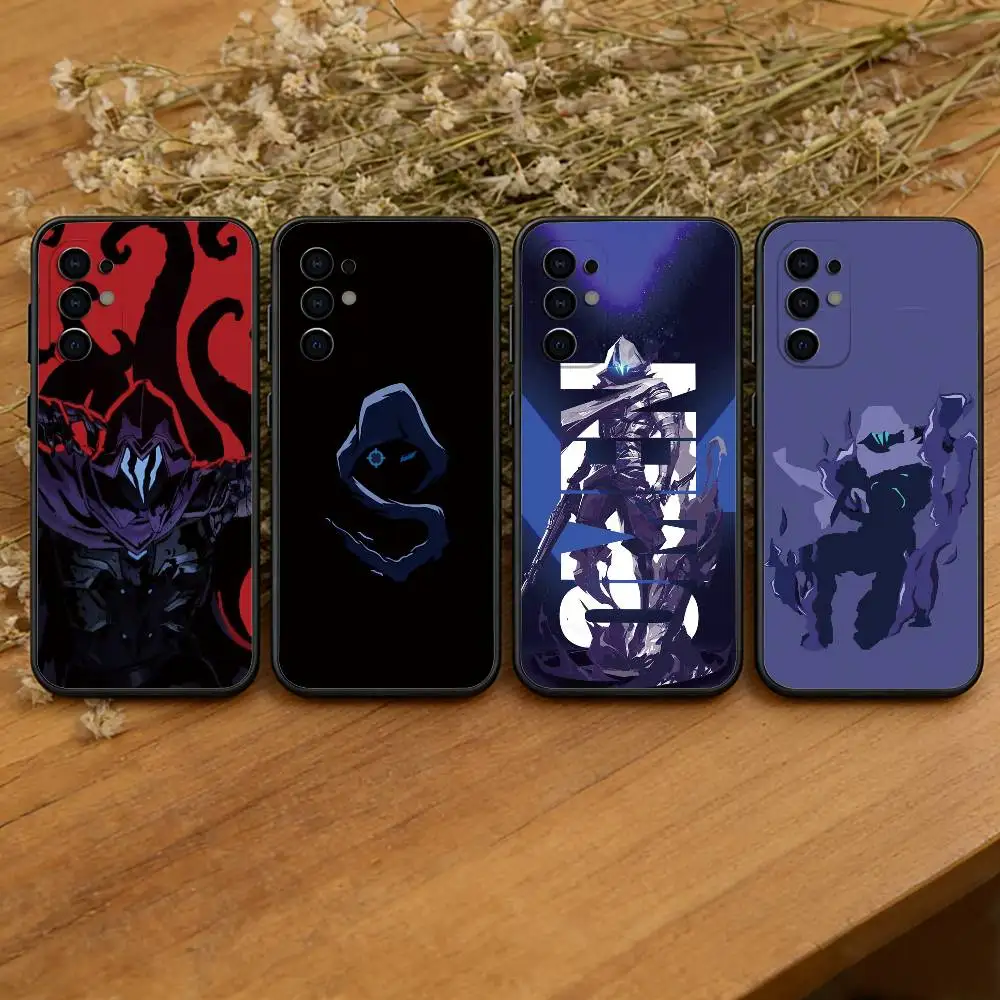 V-ValorantS O-Omen Phone Case For Samsung S25,S24,S21,S22,S23,S30,Ultra,S20,Plus,Fe,Lite,Note,10,Black Cover