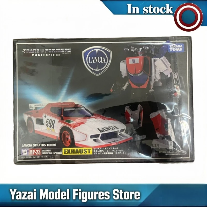 Figura de acción original TRANSFORMERS MASTERPIECE MP-23 EXHAUST, modelo de juguete, regalo