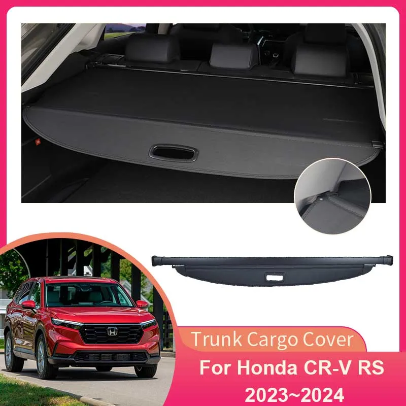 Rear Trunk Cargo Cover for Honda CR-V RS CRV 2023 2024 Privacy Security Shield Shade Curtain Partition Board Interior Accessorie