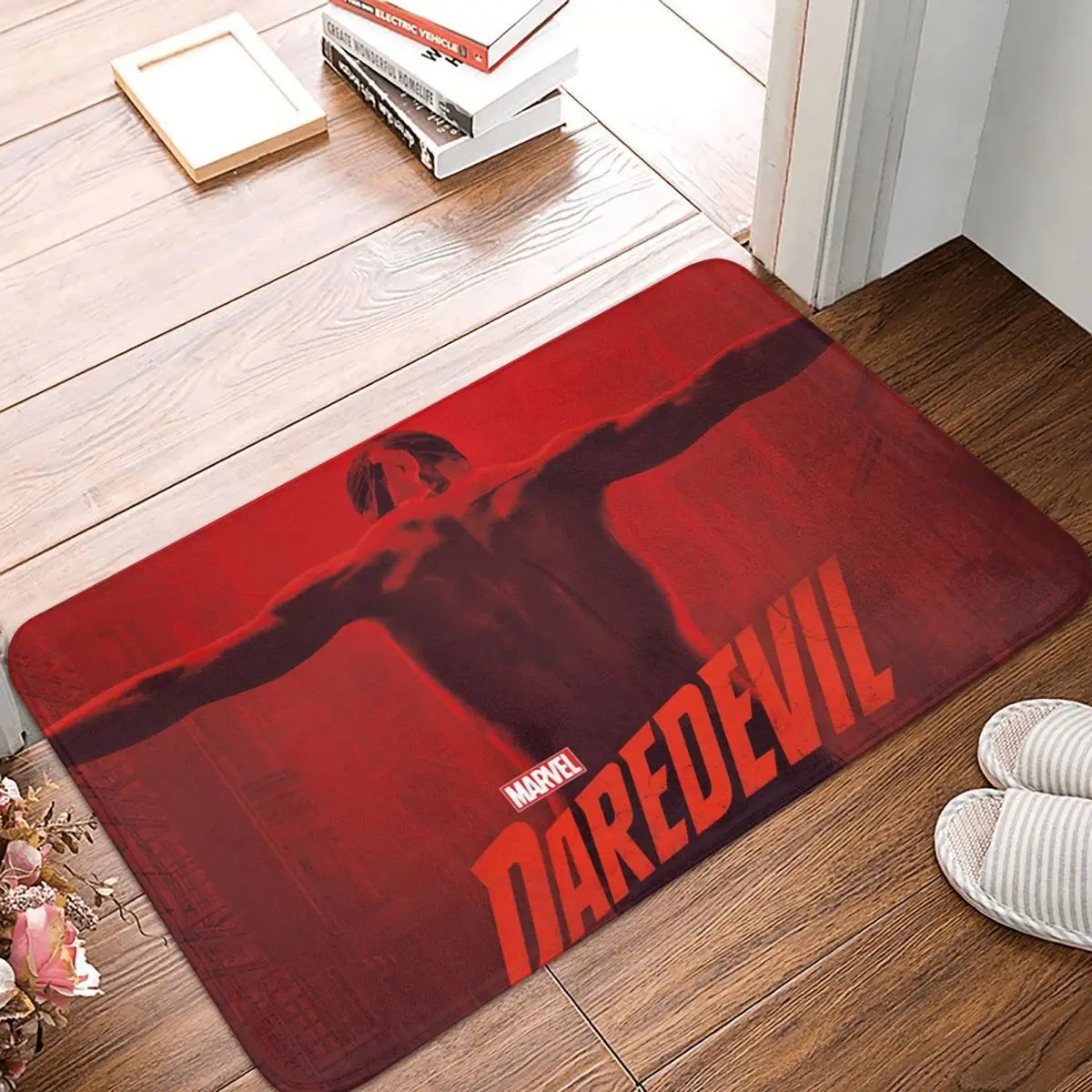 Behind Bedroom Mat Marvel Daredevil Doormat Kitchen Carpet Outdoor Rug Home Decor