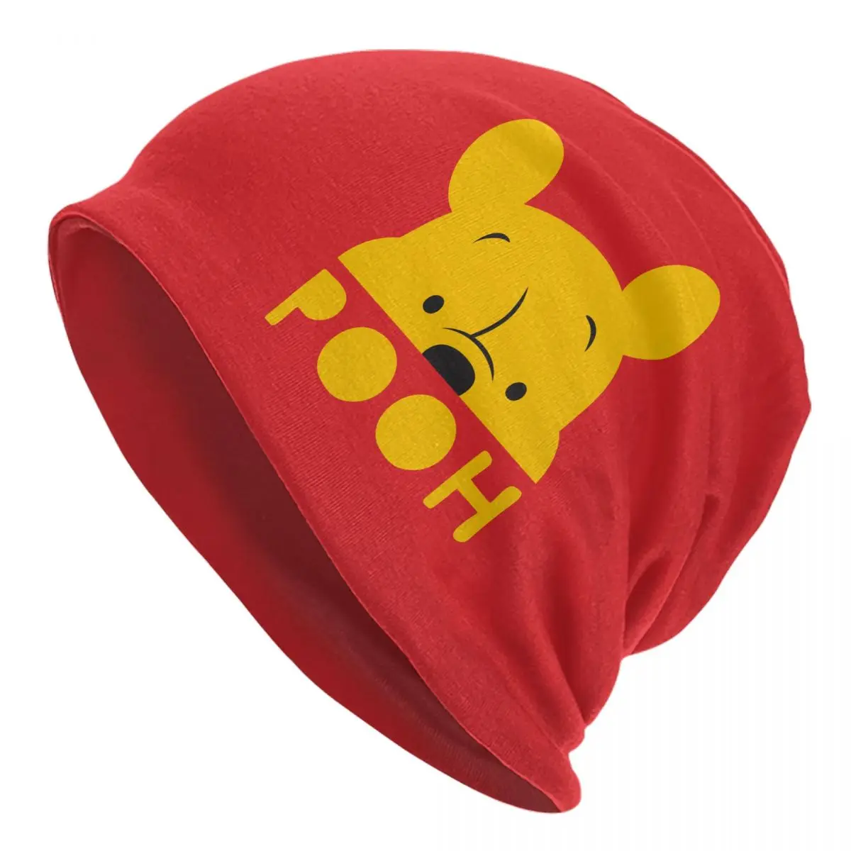 

Winnie The Pooh Peek A Boo Pooh Cap Cool Autumn Winter Outdoor Skullies Beanies Hat Spring Warm Thermal Elastic Bonnet Hats