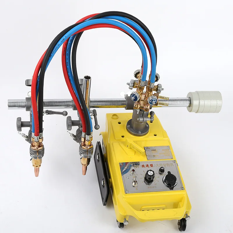 เครื่องตัดแก๊สกึ่งอัตโนมัติ220V เครื่องตัดเปลวไฟ220V พร้อมปืนคู่