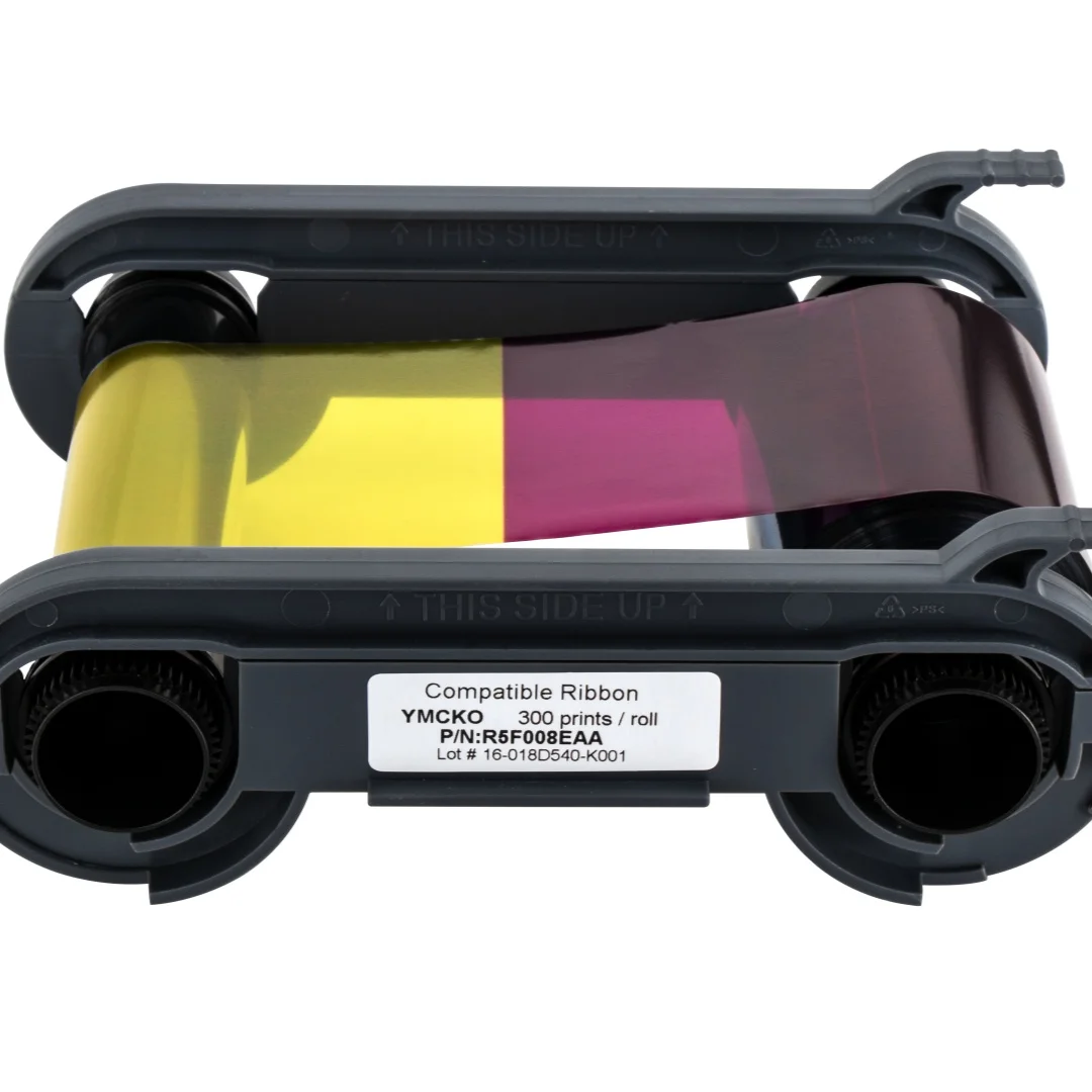 

compatible Evolis R5F008EAA YMCKO ribbon cassette 300 prints 5 panels compatible for evolis Primacy