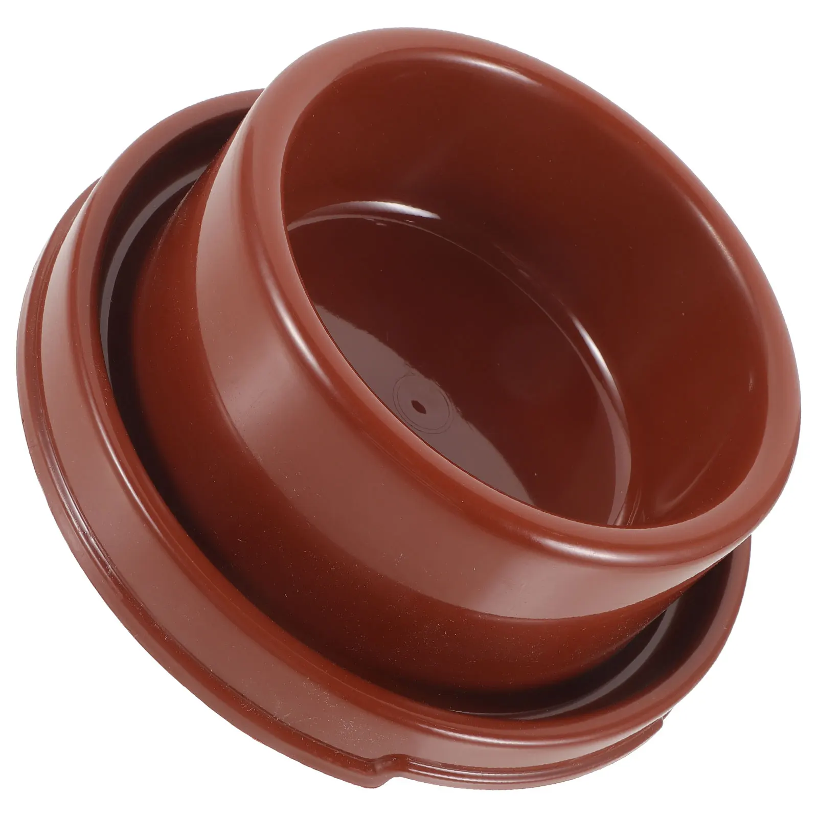 

Pet Bowl Plastic Feeding Bowls) Drinking Large Dog Water Feeder Light Brown for Pets Dish Cats