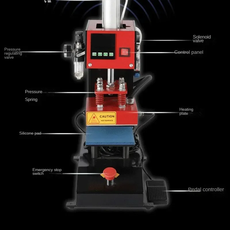 

Small Stamping Machine Single Station Automatic Heat Transfer Printing And Pressing Machine Stamping Machine