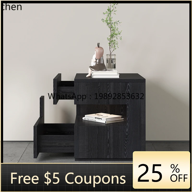 

WW bedside table creative art bedroom light luxury bedside table