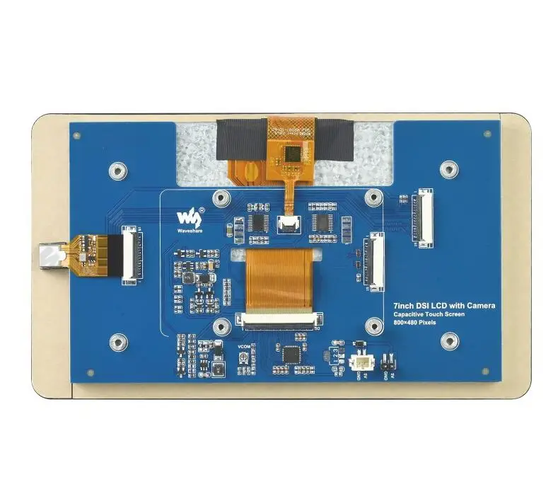 

7inch Capacitive Touch Display For Raspberry Pi, With 5MP Front Camera, 800×480, DSI Interface