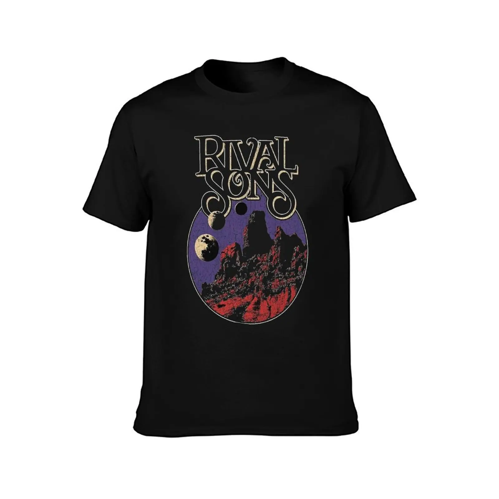 Rival Sons Poster Funny Music T-Shirt Durable Work Wear T-Shirt
