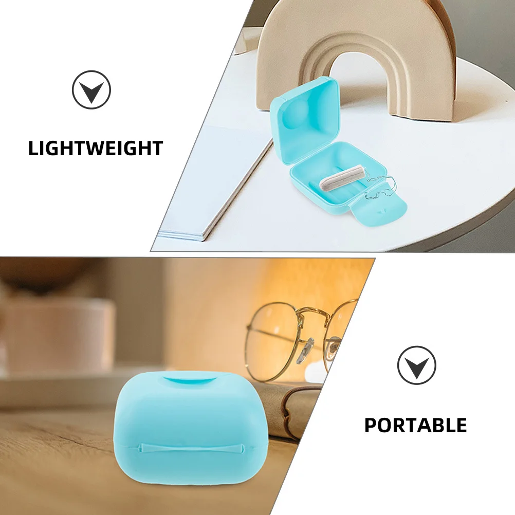 

2 шт., коробка для хранения менструальной чашки, портативный органайзер, прочный пластиковый чехол для путешествий на открытом воздухе, принадлежности для ухода за периодом