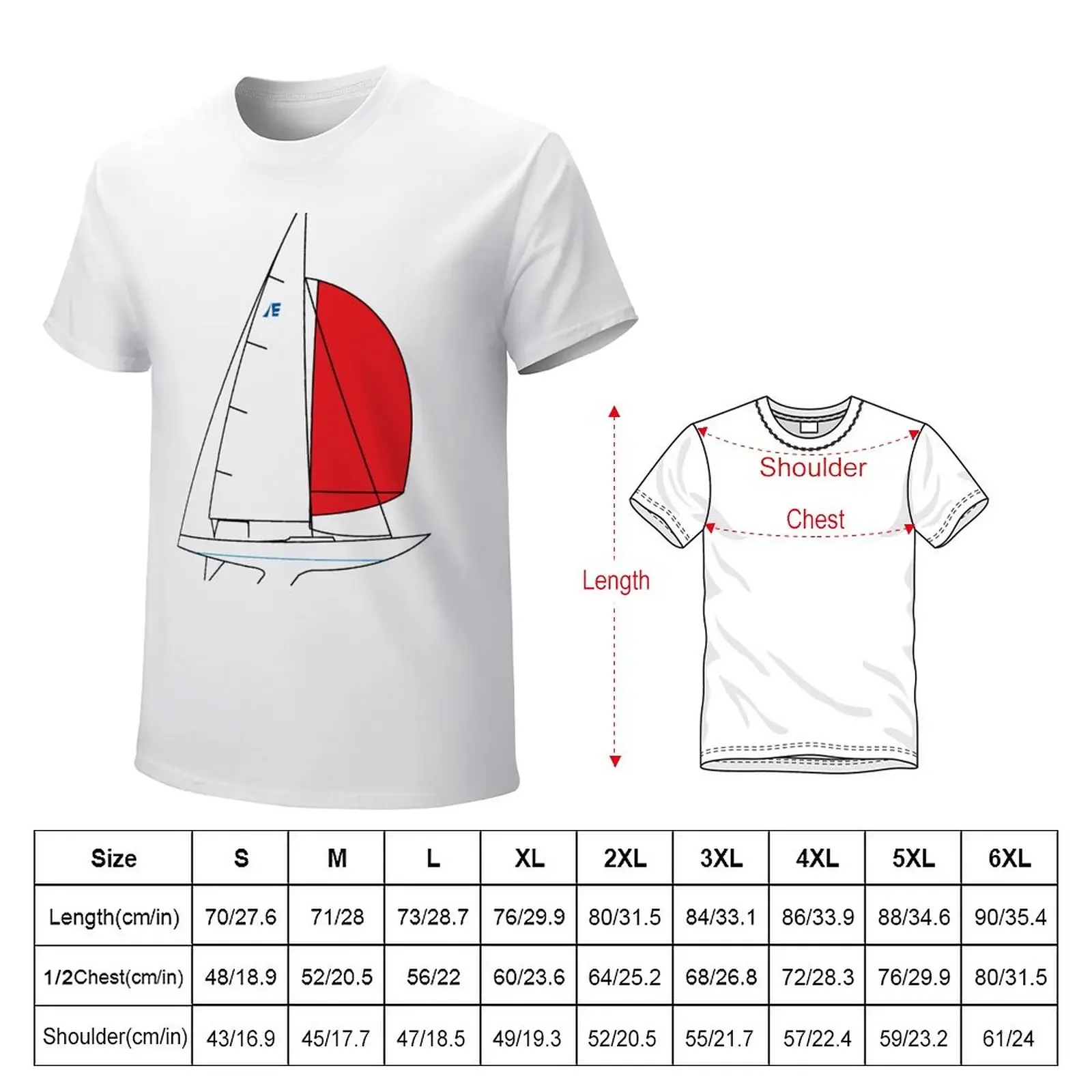 International Etchells Class Sailboat T-Shirt summer tops blanks customs design your own t shirts for men cotton