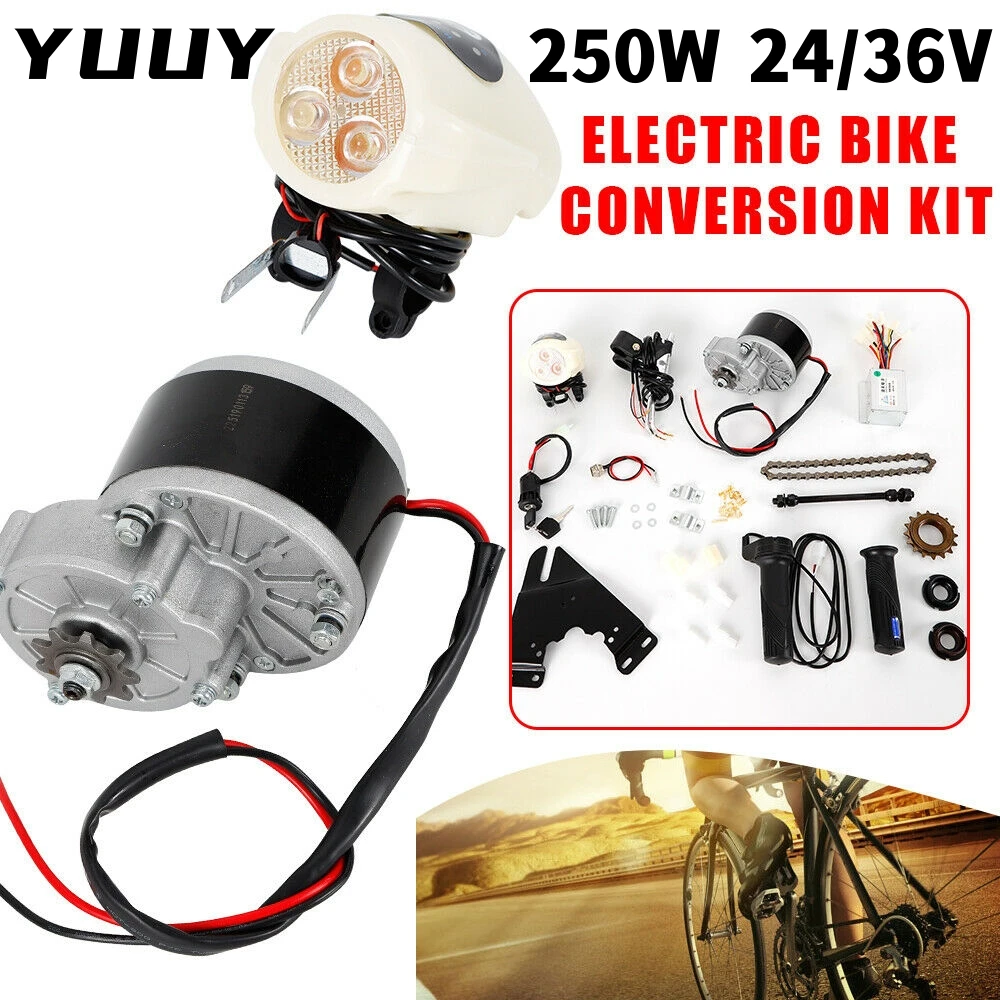 

Electric Bike Conversion Kit, Motor and Controller, Bicycle Accessories, E-Bike, 250W, 24V, 36V, 22-29 Inch