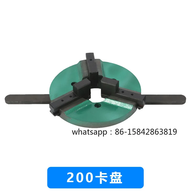 KD-200 KD-300 3-Jaw Self-Centering Chuck for Welding Positioner, Manual Centric Clamp with Clamping Handle
