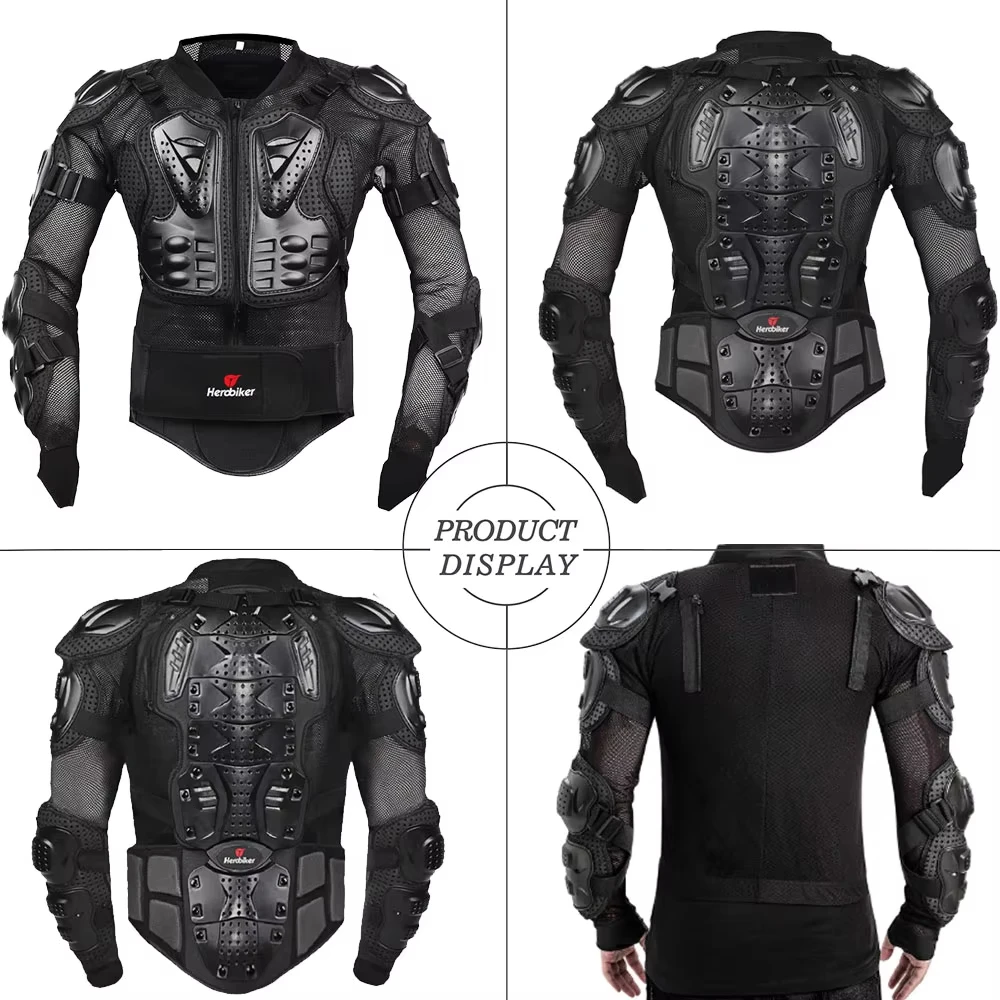 Motorcycle Riding Jackets Men's Full Body Armor Protection Jackets Motocross Enduro Racing Moto Protective Equipment Clothes